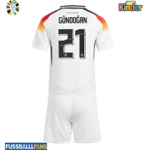 Deutschland Ilkay Gundogan #21 Heimtrikotsatz Kinder EM 2024 Kurzarm (+ Kurze Hosen)